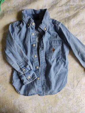 Baby Gap Button Down Denim Shirt